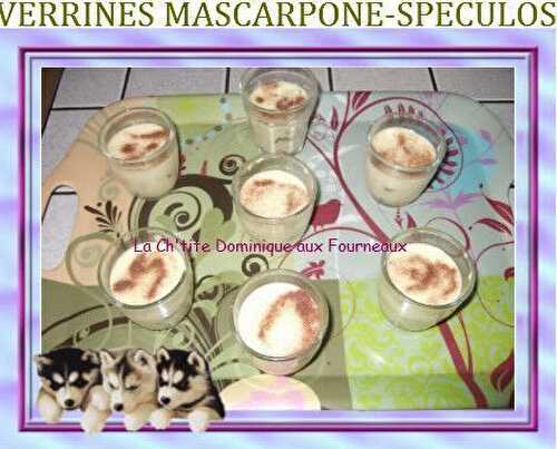 VERRINES MASCARPONE-SPECULOS