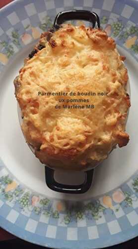 Parmentier de boudin noir aux pommes