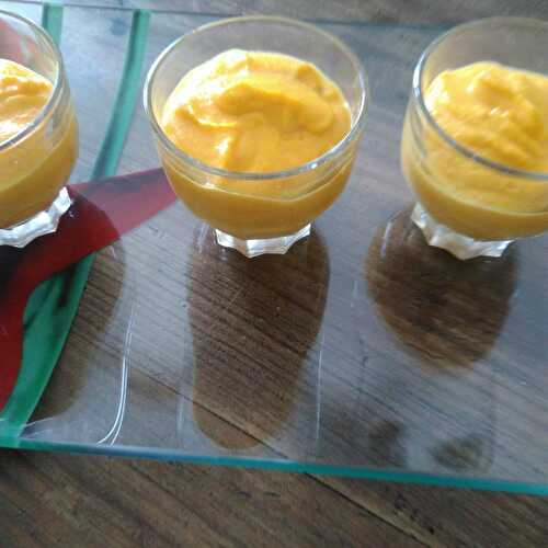 MOUSSES DE CAROTTES AU CURRY