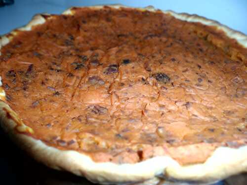 TARTE A LA COURGE BUTTERNUT CHATAIGNES ET CANNELLE