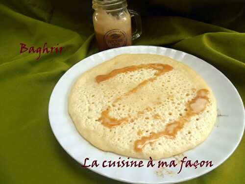 Baghrir "crêpe Mille Trous"