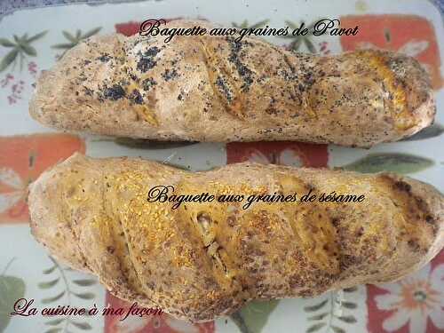 Baguettes aux "graines"