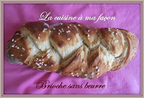 Brioche sans Beurre