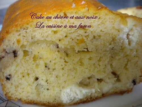 Cake au Chèvre et aux Noix