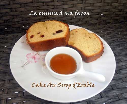 Cake Au Sirop d'Erable