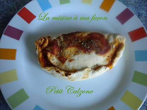 Calzone au programme