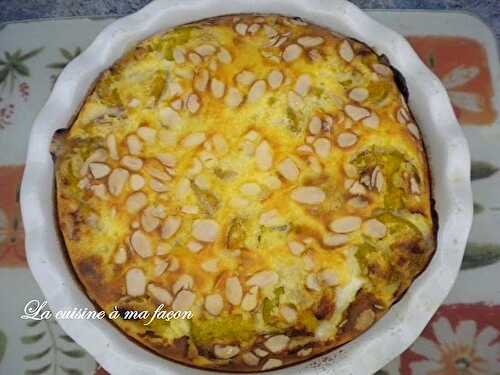 Clafoutis aux Prunes et aux Amandes