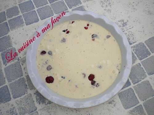 Clafoutis Fruits Rouges-Noix de Coco