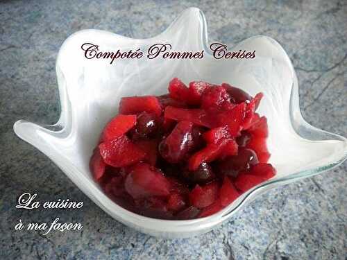 Compotée de pommes Cerises