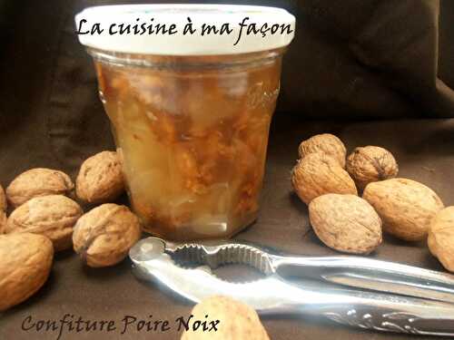 Confiture Poire Noix