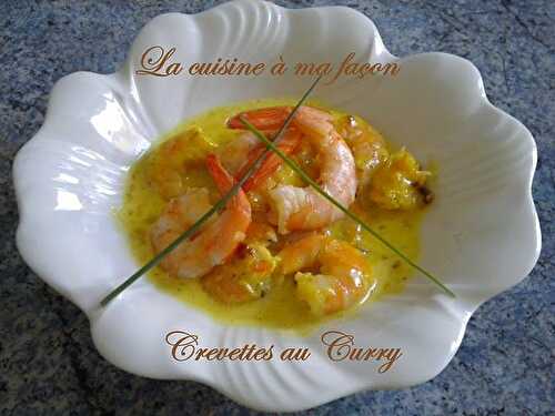 Crevettes au Curry