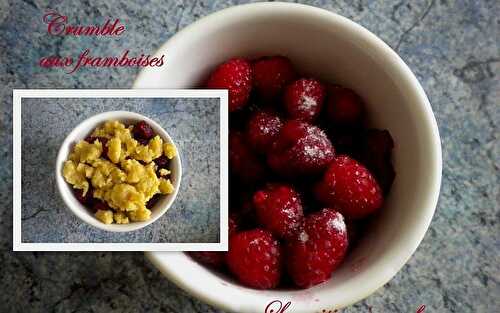 Crumble aux framboises