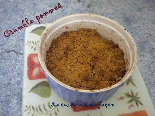 Crumble aux pommes