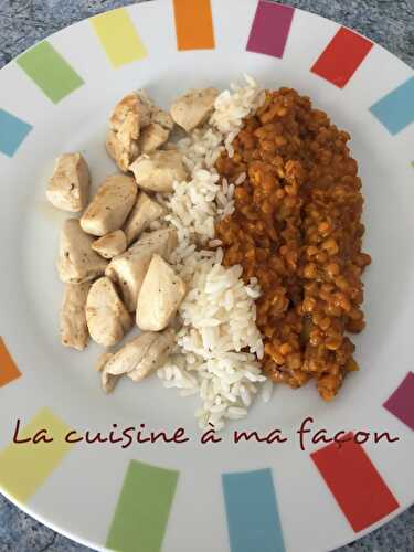 Curry de Lentilles Corail