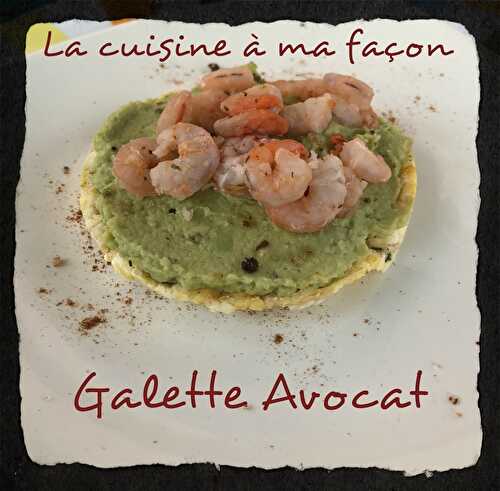 Galette Avocat-Crevettes