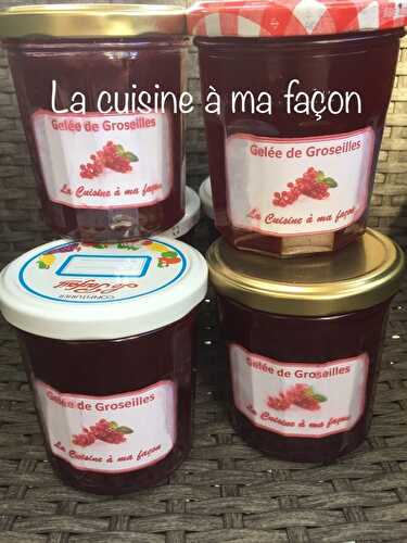 Gelée de Groseilles