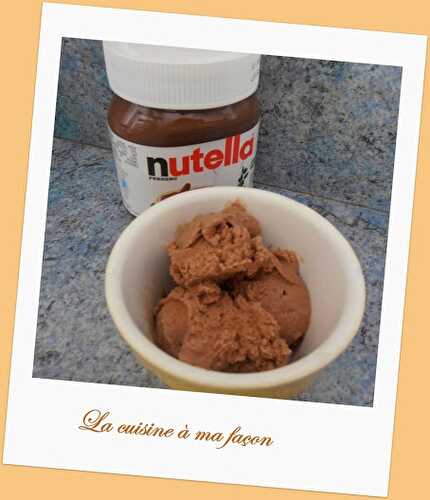 Glace Au Nutella