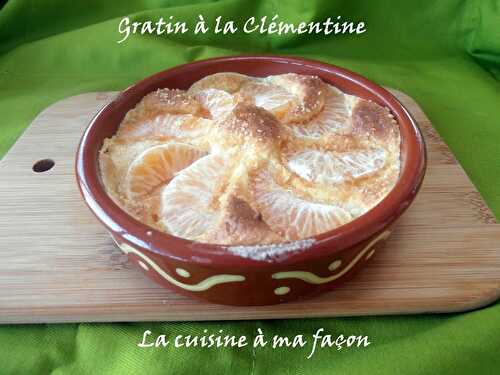 Gratin de Clémentines