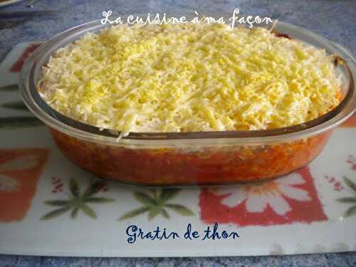 Gratin de thon