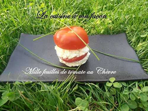 Mille feuilles de tomate