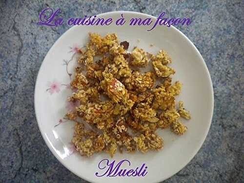 Muesli aux abricots