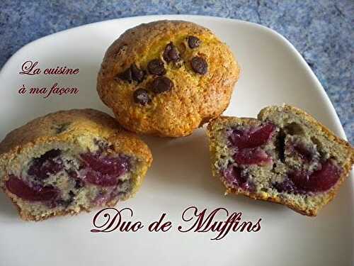 Muffins aux cerises