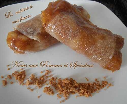 Nems Aux Pommes et Spéculoos