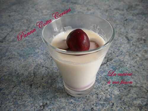 Panna cotta aux cerises