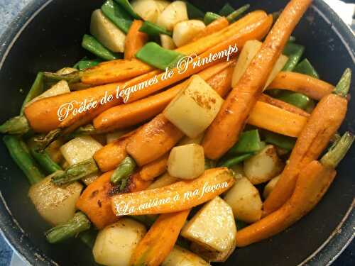 Poêlée de légumes printaniers