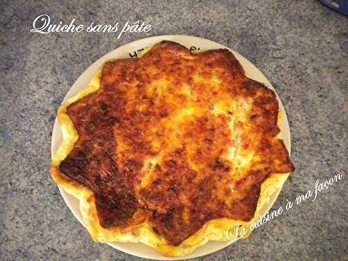 Quiche sans pâte