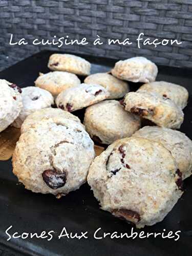 Scones Aux Cranberries