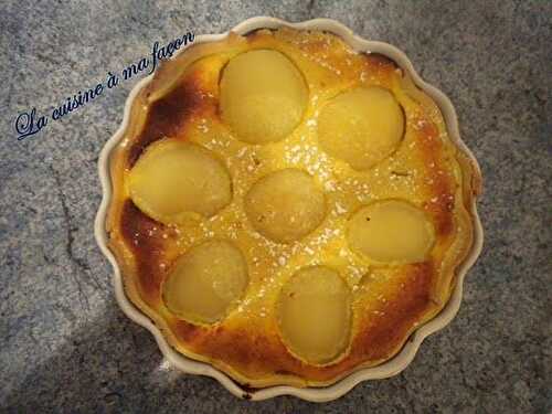 Tarte aux Poires et aux Amandes