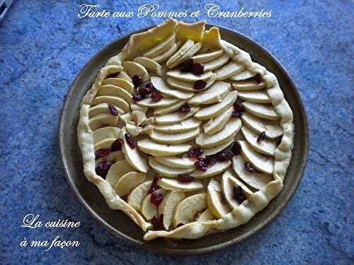 Tarte aux Pommes et Cranberries