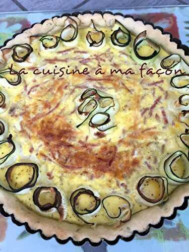 Tarte Fleur à la Courgette