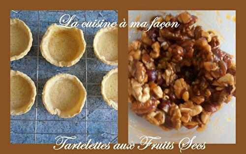 Tartelettes aux Fruits Secs, Caramel au beurre salé