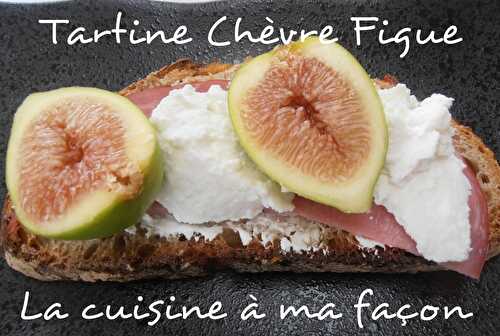 Tartine Figues-Chèvre