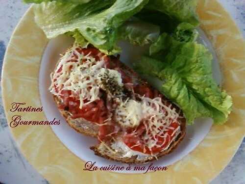 Tartines gourmandes