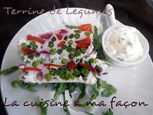 Terrine Chèvre-Légumes