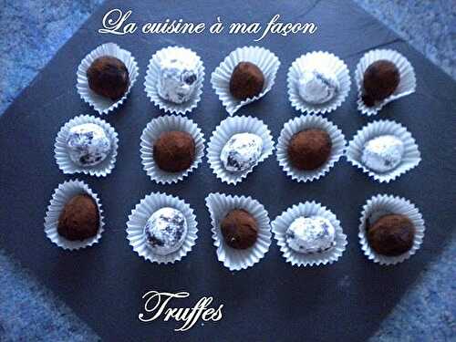 Truffes au chocolat