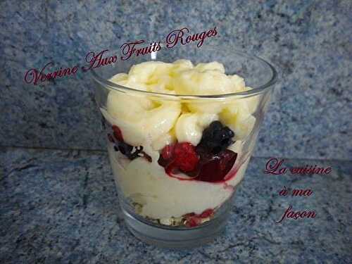Verrine crème légère à la vanille et fruits rouges