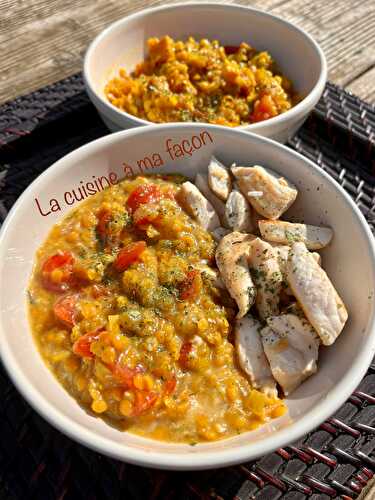 Dahl de Lentilles Corail