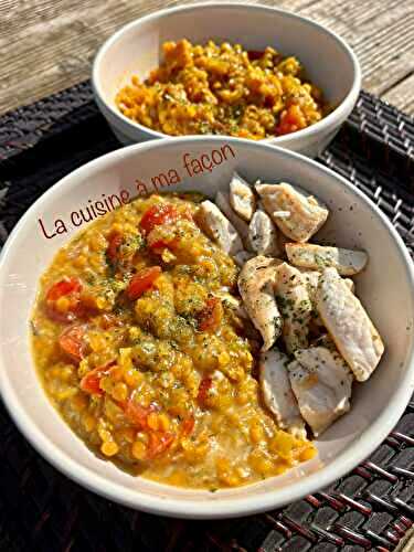 Dahl de Lentilles Corail