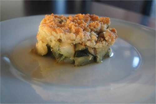 Crumble de courgettes