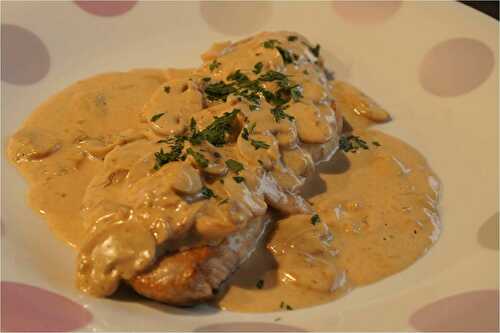 Escalope de veau à la crème