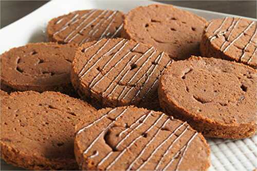 Sablés noisettes et chocolat