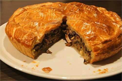 Tourte forestière aux champignons des bois