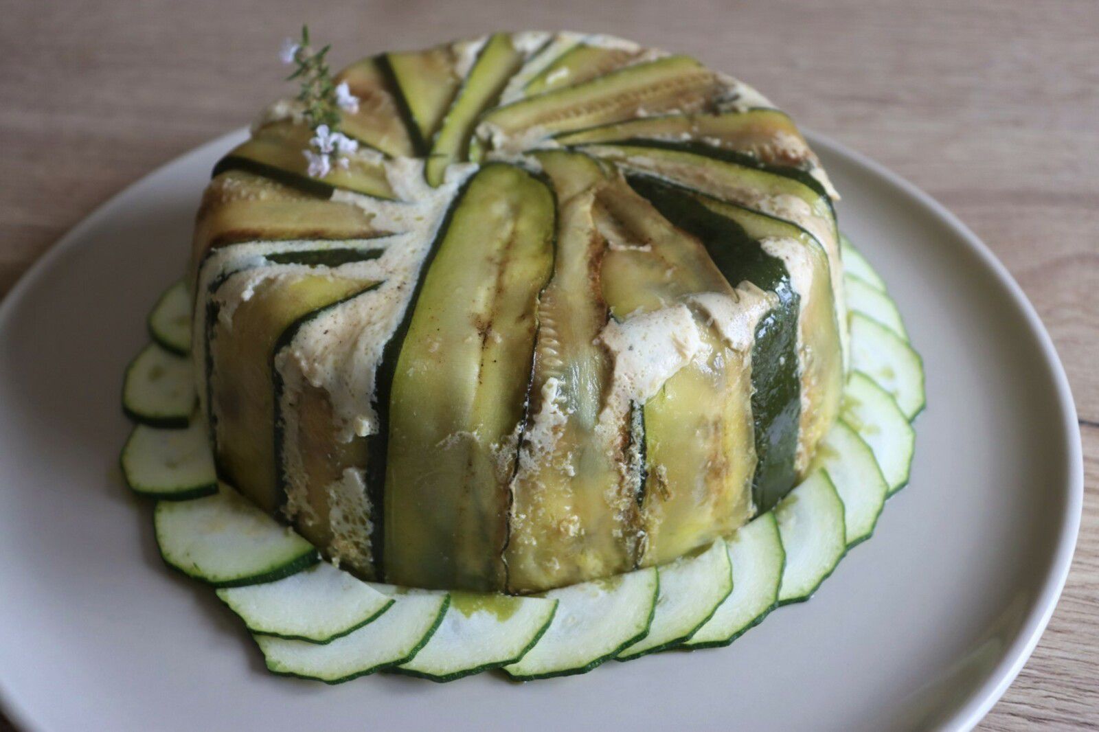 Flan de courgettes