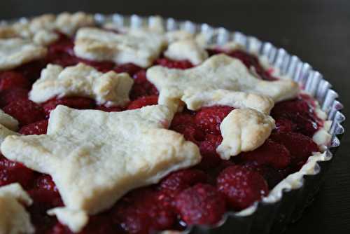 Tarta malinowa -Tarte aux framboises