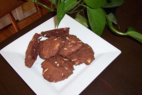 Biscuits chocolat et aux éclats de chocolat blanc!!