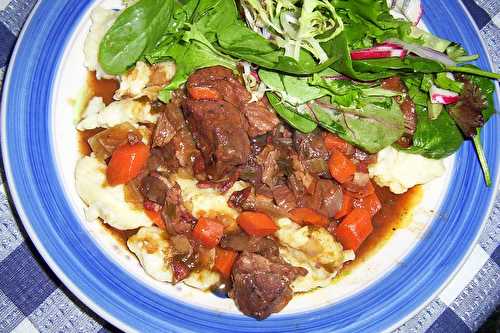 Boeuf bourguignon...un peu à ma façon